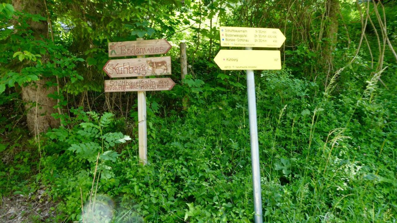 Romantische Ferienhütte Ennstaler Nat Kalkalpen bis 6 Personen Kleinreifling Exterior foto